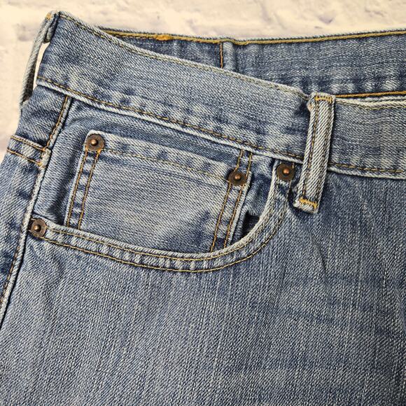 Levi's Men's Jeans 569 Loose Straight Well Worn 100% Cotton made in Mexico sz 32 - Picture 14 of 16